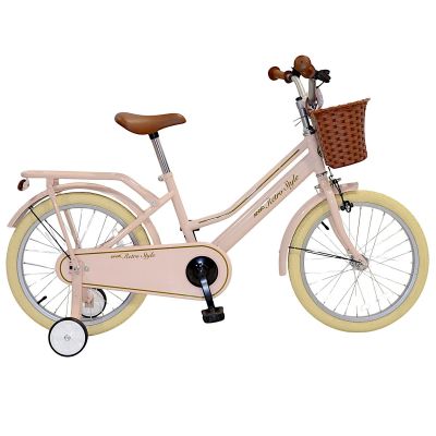 7. Kinderfahrrad 18 Zoll Retro-Stil Pink Enero