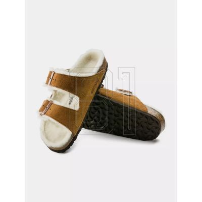 7. Birkenstock Arizona Shearling Mink W 1001135 Flip-Flops
