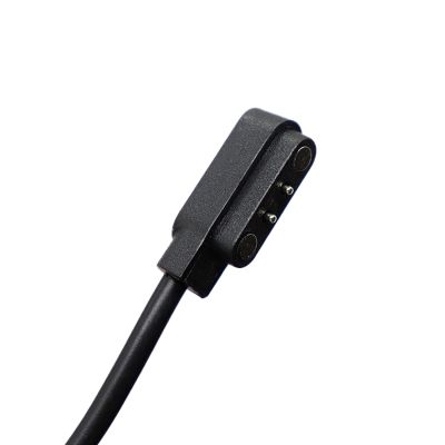 2. HUL-01 Magnetisches Ladegerät 2-polig 2,8 mm für 60 cm Smartwatches – Schwarz