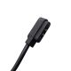 2. HUL-01 Magnetisches Ladegerät 2-polig 2,8 mm für 60 cm Smartwatches – Schwarz
