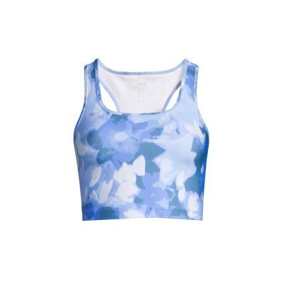 5. CASALL Blossom Sporttop mit quadratischem Ausschnitt Blau