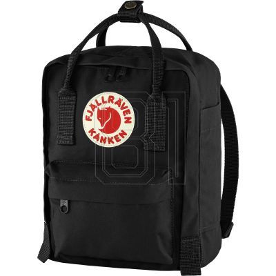 3. Fjällräven Kånken Mini Black Kinder City-Schulrucksack Schwarz (F23561-550)