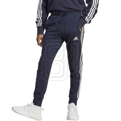 2. adidas Essentials French Terry Tapered Cuff 3-Streifen M IC9406 Hose