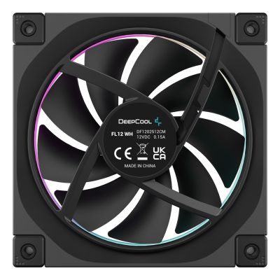 5. DeepCool FL12-3 in 1 Computergehäuselüfter 12 cm Schwarz 3 Stück.