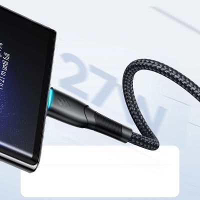 10. Joyroom Starry Series SA32-AC3 3A USB-A/USB-C-Kabel 1 m – schwarz