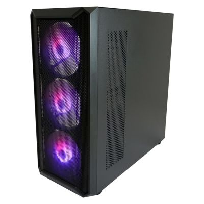 11. LC-Power Gaming 804B – Midi-Tower – PC-Gehäuse – ATX – Micro-ATX – Mini-ITX – Metall – Kunststoff – Gehärtetes Glas – 16 cm
