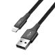 2. Baseus Kabel USB 4in1 Kabel, 2x Lightning / USB Typ C / Micro USB, Nylon geflochten 3.5A 1.2m schwarz (CA1T4-A01)