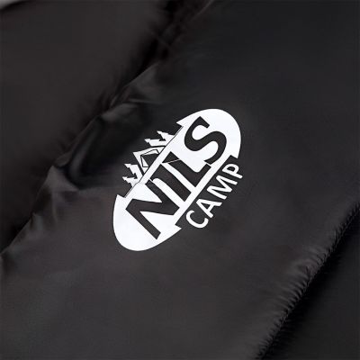 11. NILS CAMP NC2012 Schlafsack schwarz und rot