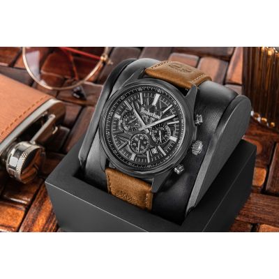 5. TIMBERLAND Klassische Herrenuhr TBL.TDWGF0041205 + Box