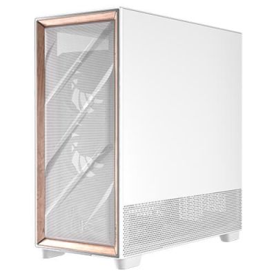 6. Antec Flux Pro Full-Tower E-ATX PC-Gehäuse, gehärtetes Glas – Weiß