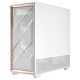 6. Antec Flux Pro Full-Tower E-ATX PC-Gehäuse, gehärtetes Glas – Weiß