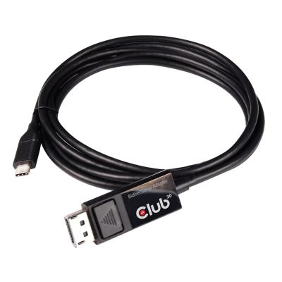 3. CLUB3D CAC-1557 USB-C DisplayPort 1.4 Kabel Schwarz