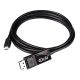 3. CLUB3D CAC-1557 USB-C DisplayPort 1.4 Kabel Schwarz