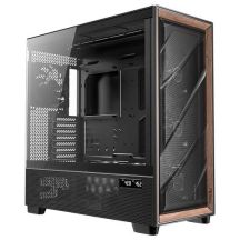 Antec FLUX PRO Full Tower Schwarz, Holz