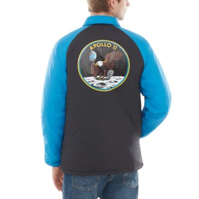 3. Vans X Space Voyager NASA Torrey Padded MTE Herrenjacke, Schwarz/Space Blau - VN0A3HXZWU6