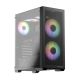 LC-Power LC-717B-ON Midi-Tower-Computer-Sicherheitshalterungen Weiß