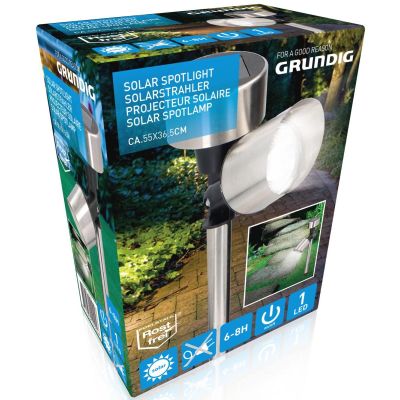 15. SOLARLAMPE 5,5X35,5CM GRUNDIG