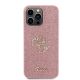 3. Guess GUHCP15LHG4SGP iPhone 15 Pro 6,1" rosa/rosa Hardcase Glitter Script Big 4G