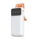 Dudao K6Pro Universal 10000mAh Powerbank mit USB-Kabel, USB Typ C, Lightning White (K6Pro-white)