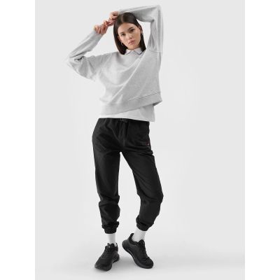 3. Damen Sweatshirt ohne Reißverschluss und Kapuze 4F 4FWMM00TSWSF1765-27M