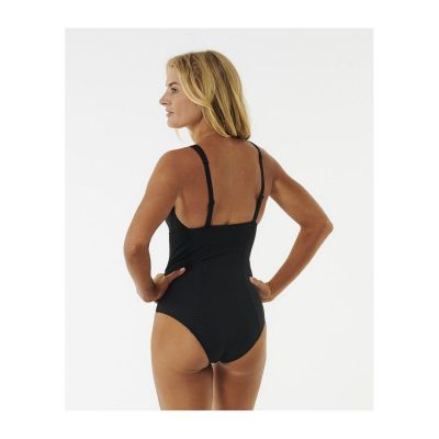 3. RIP CURL Premium Surf D-DD Einteiliger schwarzer Badeanzug