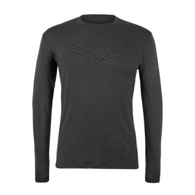 Salewa Pure Logo Merino Responsive Herren Langarm-T-Shirt L/ST 28262-0910