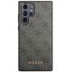 3. Guess GUHCS23LG4GFGR S23 Ultra S918 Grau/Grau Hardcase 4G Metal Gold Logo