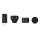 5. UAG 3-in-1 Reiseladegerät – kabelloses Reiseladegerät für drei Geräte, 15 W, MagSafe-kompatibel, inklusive Kabel, Stecker und Organizer (schwarz/grau)