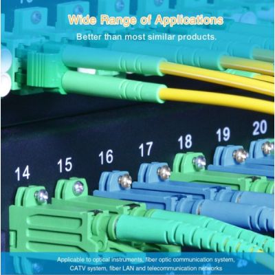 2. Helos 254695 InfiniBand/Glasfaserkabel 10 m E-2000 LC Farbe Aqua