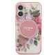 3. Guess IML Flower & Tonal Circle MagSafe Hülle für iPhone 16 – Rosa