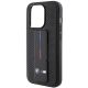 7. BMW Grip Stand Smooth & Perforated Hülle für iPhone 15 Pro – Schwarz