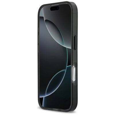 5. BMW M IML Metallknöpfe, dreifarbige Linien, MagSafe-Hülle für iPhone 17 - Schwarz
