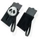 8. Nimmy Big Eyed Pet 2.0 Panda 3-in-1 Handytasche + Geldbörse + Tracker-Hülle - Schwarz