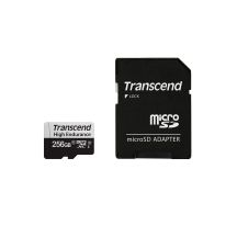 SD microSD-Karte 256 GB Transcend SDXC USD350V mit Adapter