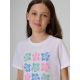 3. Mädchen-Baumwoll-T-Shirt 4F 4FJRSS26TTSHF3982-11S