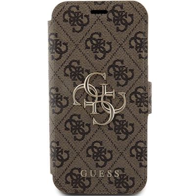 3. Guess 4G Metal Logo Hülle für iPhone 15 Pro – braun