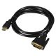 2. Lanberg CA-HDDV-10CC-0018-BK Kabel (HDMI M - DVI-D (18+1) M; 1,8 m; schwarz)