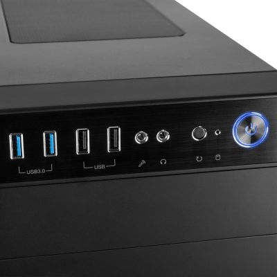 17. MODECOM Oberon Pro Glass AT-OBERON-PG-10-000000-0002 Gehäuse (ATX, ITX, Micro-ATX; schwarz)