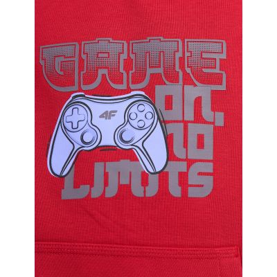 3. Jungen-Hoodie mit Print 4F 4FJWAW26TSWSM2690-61S