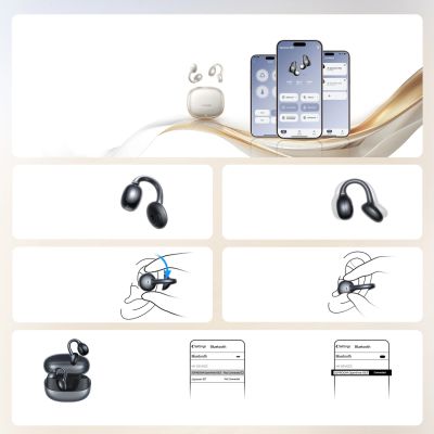 4. Joyroom Openfree JR-OE3 TWS In-Ear-Kopfhörer – Silber