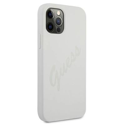4. Guess GUHCP12LLSVSCR iPhone 12 Pro Max 6,7" Creme/Creme Hardcase Script Vintage