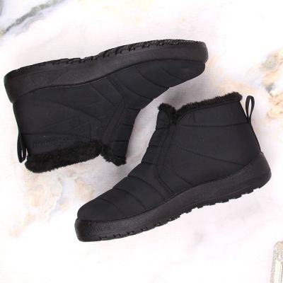 14. News W EVE438A Wasserdichte Schlupfstiefel Schwarz