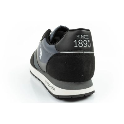 5. US Polo Assn Sportschuhe, Sneaker für Herren, modisch, bequem, grau