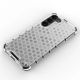 8. Wabenhülle für Samsung Galaxy S23+ gepanzerte Hybridhülle blau