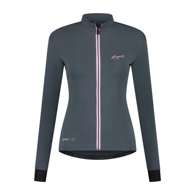 Rogelli DISTANCE Damen-Sweatshirt, grau-rosa, XL