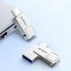 2. Orico U301 128 GB USB-A/USB-C USB 3.2 Gen 1 USB-Stick – Silber