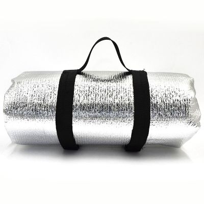 4. Faltbare Campingmatte aus Aluminium, 190 x 60 cm, Enero Camp