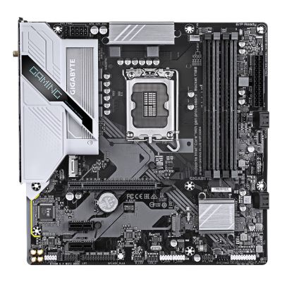 2. Gigabyte B760M GAMING PLUS WIFI DDR4 Mainboard (Version 1.0) | Intel Prozessorfamilie | LGA1700 Prozessorsockel | DDR4-Speicher | Unterstützte Festplattenschnittstellen: SATA, M.2 | Anzahl SATA-Anschlüsse: 4