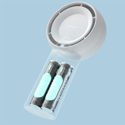 12. Jisulife Handventilator Life5 Plus 4000mAh Tragbarer Mini-Gebläse-USB-Ventilator - Weiß