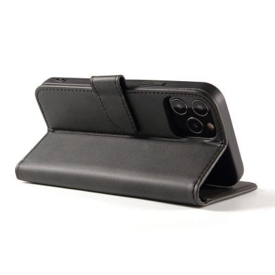 4. Magnet Case Edle Hülle mit Überschlag und Standfunktion für Motorola Moto G Stylus 2022 schwarz